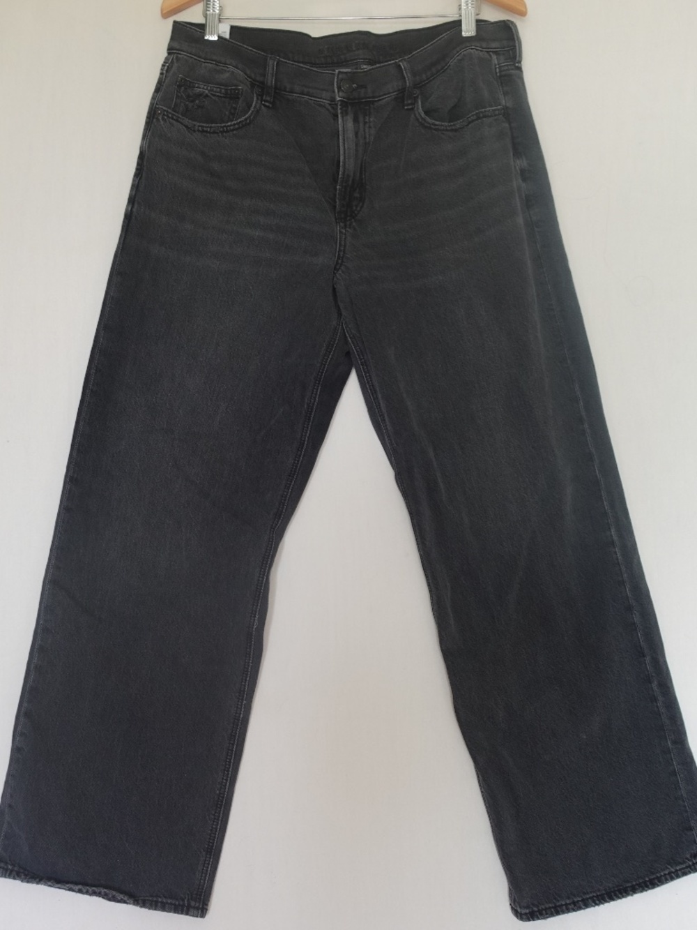 Women's Black American Eagle Next Level Stretch Jeans - Size 12 Regular